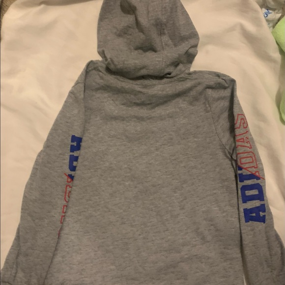 2T boys long sleeved hooded T-shirt by Adidas - Picture 2 of 3